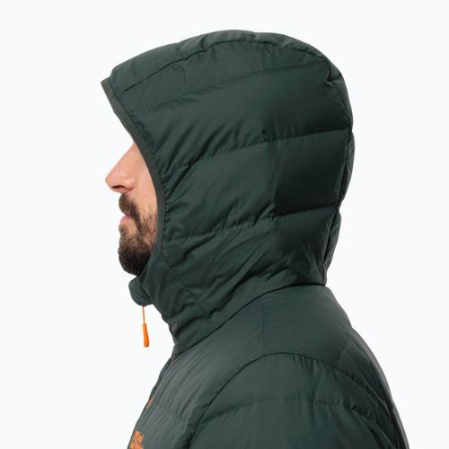 Férfi Jack Wolfskin Ather Down Hoody dragon fire esőkabát