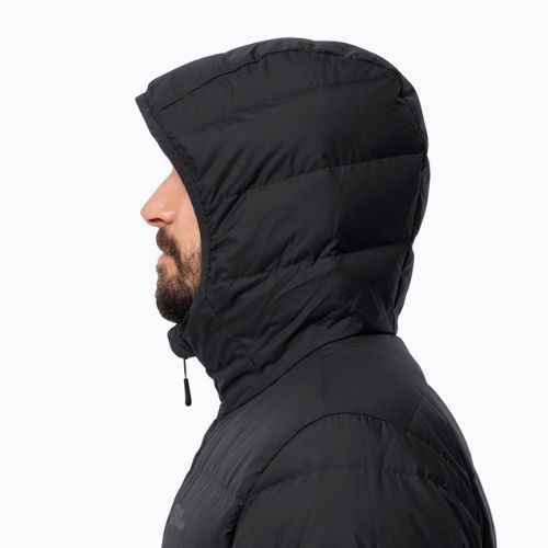 Férfi Jack Wolfskin Ather Down Hoody esőkabát fekete