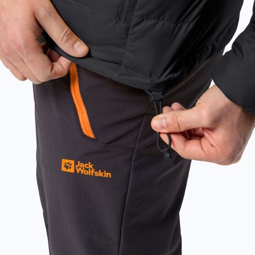 Férfi Jack Wolfskin Ather Down Hoody esőkabát fekete