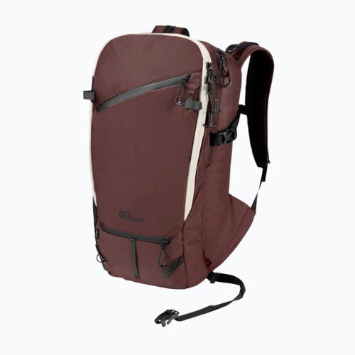 Jack Wolfskin Alpspitze 25 l síelhető hátizsák sötét bordó színben