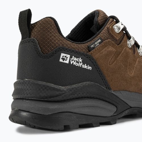 Jack Wolfskin Refugio Texapore Low barna/fantom férfi túrabakancsok