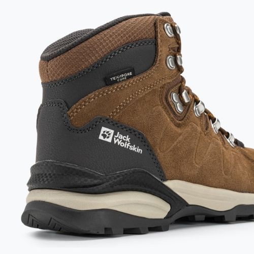 Jack Wolfskin női túrabakancs Refugio Texapore Mid barna/apricot