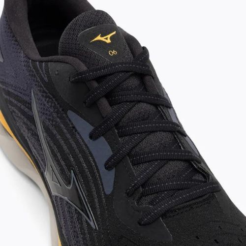 Férfi futócipő Mizuno Wave Sky 6 fekete/tradewinds/gold fúzió