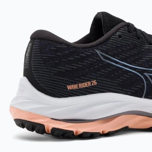 Női futócipő Mizuno Wave Rider 26 odyssey szürke/quicksilver/lazac szürke/quicksilver/salmon