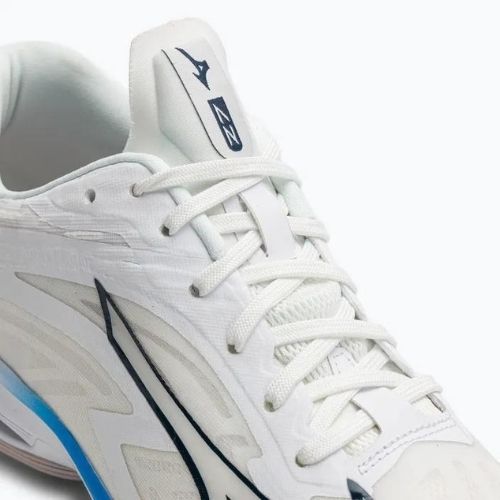 Férfi röplabda cipő Mizuno Wave Lightning Z7 festetlen fehér/holdfényes óceán/béke kék