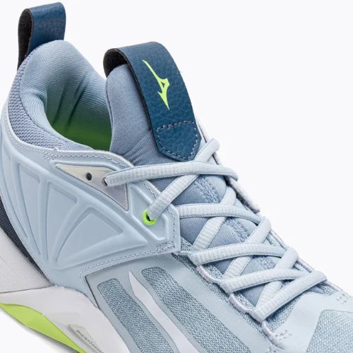 Férfi röplabda cipő Mizuno Wave Momentum 2 heather/white/neo lime