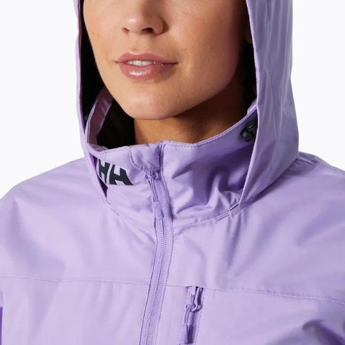 Női vitorlás dzseki Helly Hansen Crew kapucnis Midlayer kabát heather