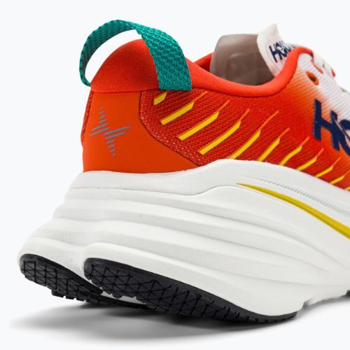 HOKA Bondi X blanc de blanc/flame férfi futócipő