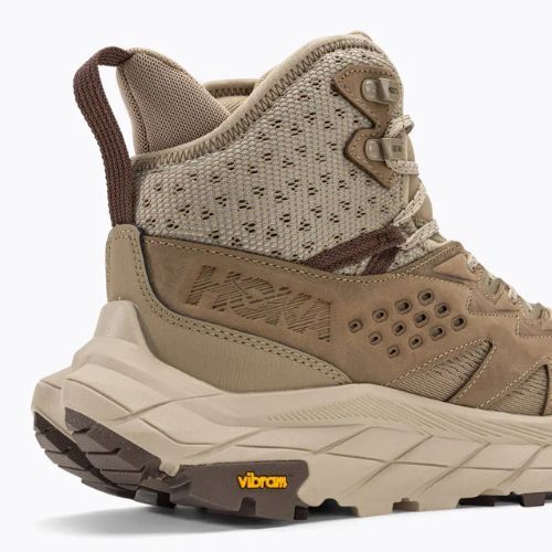 HOKA férfi túrabakancsok Anacapa Breeze Mid dune/oxford tan
