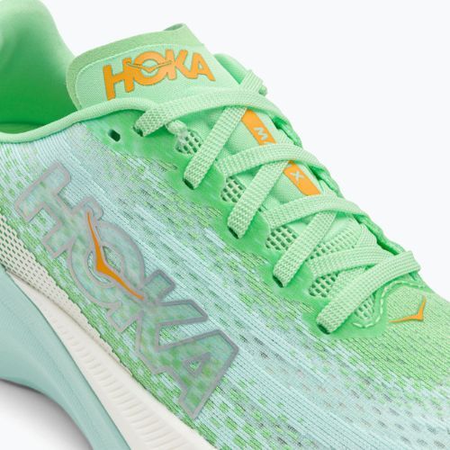 Női futócipő HOKA Mach X lime glow/sunlit ocean