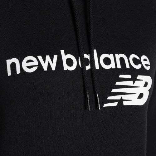 Női New Balance Core Fleece kapucnis pulóver fekete