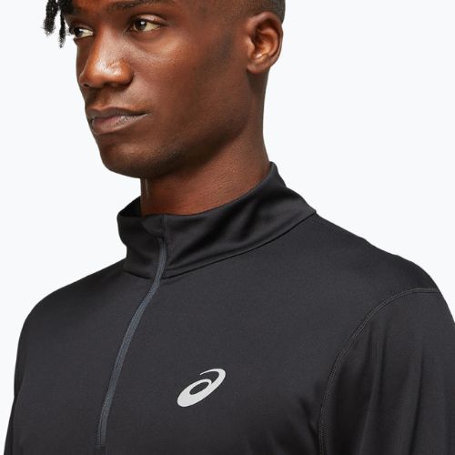 Férfi ASICS Core 1/2 Zip teljesítmény fekete hosszú ujjú futócipő