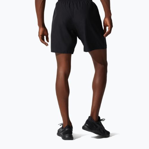 Férfi ASICS Core 2-N-1 7In teljesítmény rövidnadrág fekete