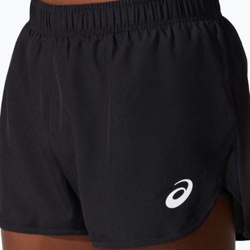 Férfi ASICS Core Split Short teljesítményű fekete futónadrág