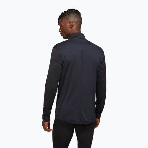 Férfi ASICS Core 1/2 Zip Winter Top teljesítmény fekete futó melegítőfelső