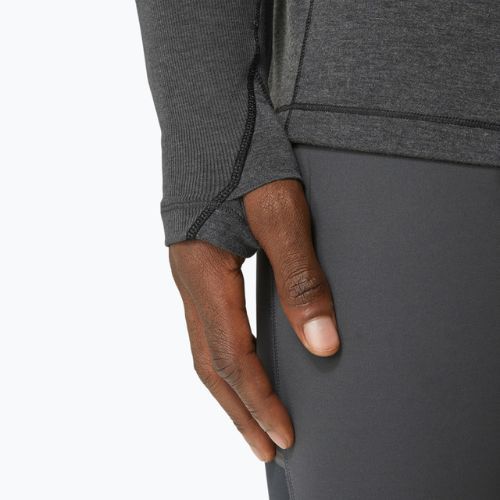 Férfi ASICS Metarun Mock Neck teljesítmény fekete hosszú ujjú futócipő