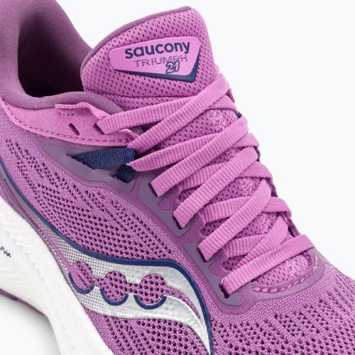 Női futócipő Saucony Triumph 21 grape/indigo