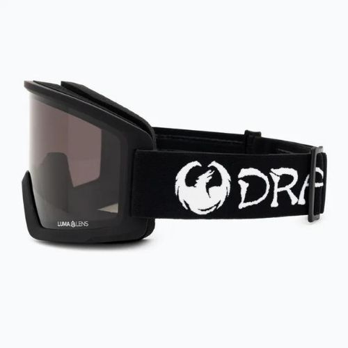 DRAGON DX3 L OTG klasszikus fekete/lumalens sötét füstös síszemüveg