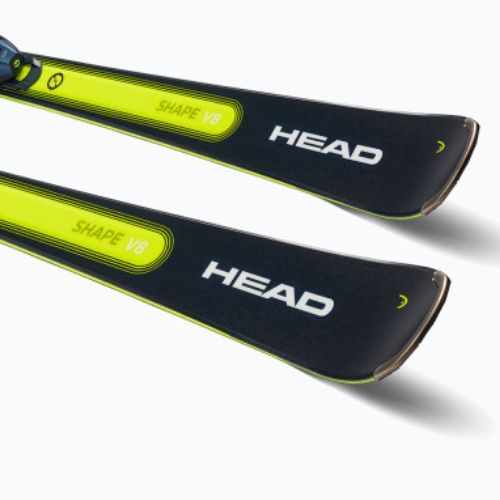 HEAD Shape e-V8 SW AMT-PR + PR 11 sötétkék/neonsárga downhill sílécek
