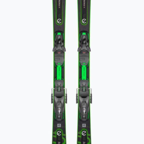 HEAD Supershape e-Magnum SW SF-PR + Protector PR 13 fekete/neonzöld downhill sílécek