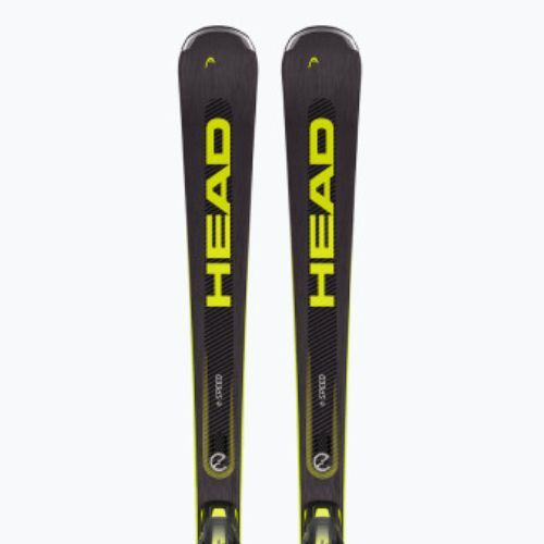 HEAD Supershape e-Speed SW SF-PR + PRD 12 fekete/neonsárga downhill sílécek