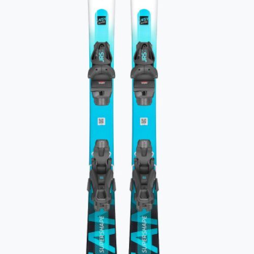 Gyermek Downhill síléc HEAD Supershape Team Easy JRS + Jrs 4.5 fehér/kék