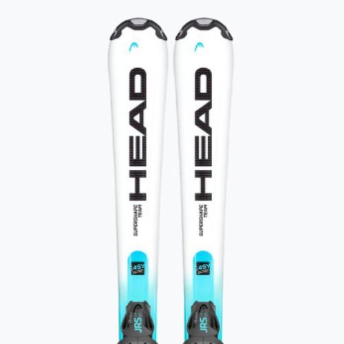 Gyermek Downhill síléc HEAD Supershape Team Easy JRS + Jrs 7.5 fehér/kék