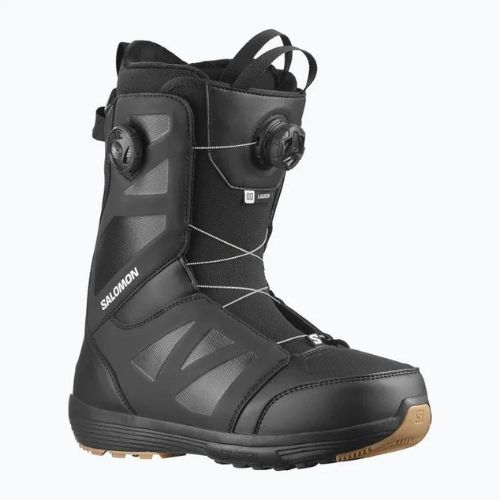 Férfi Salomon Launch Boa SJ Boa fekete/fekete/fehér snowboard cipő