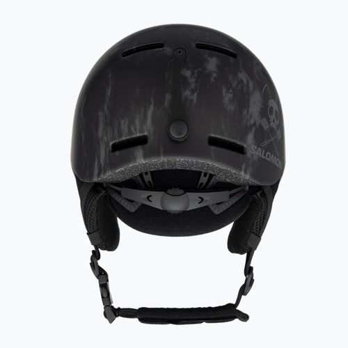 Gyermek síbukósisak Salomon Player Combo + szemüveg XV Jr black&tie/fekete ezüst