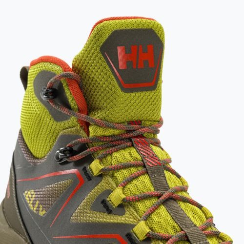 Helly Hansen Cascade Mid HT férfi túrabakancs neon moha/utility zöld