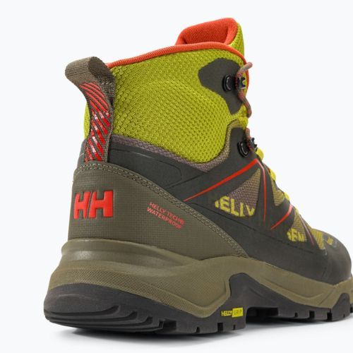 Helly Hansen Cascade Mid HT férfi túrabakancs neon moha/utility zöld