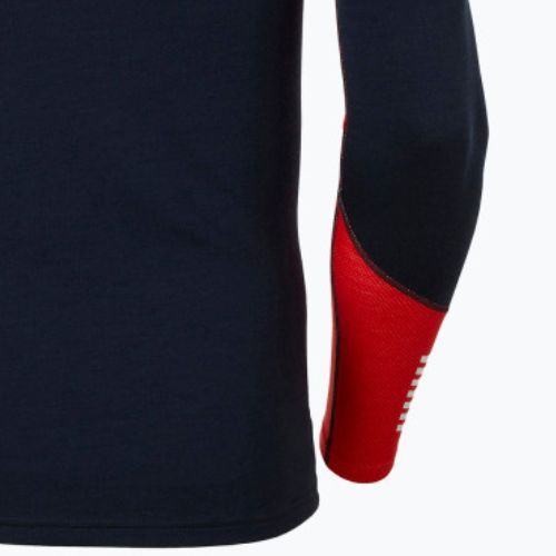 Férfi Helly Hansen Lifa Merino Midweight 1/2 Zip termikus melegítő pulóver navy