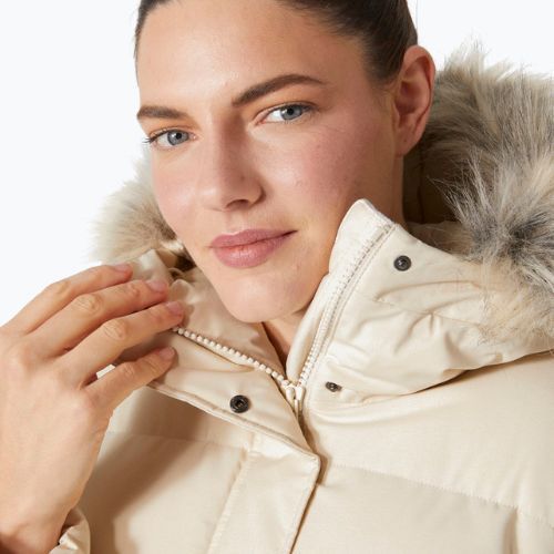 Női Blossom Puffy Parka krémszínű pehelypaplan kabát