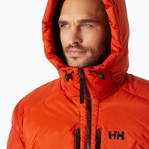 Férfi Helly Hansen Park Puff Parka pehelypaplan dzseki patrol narancssárga