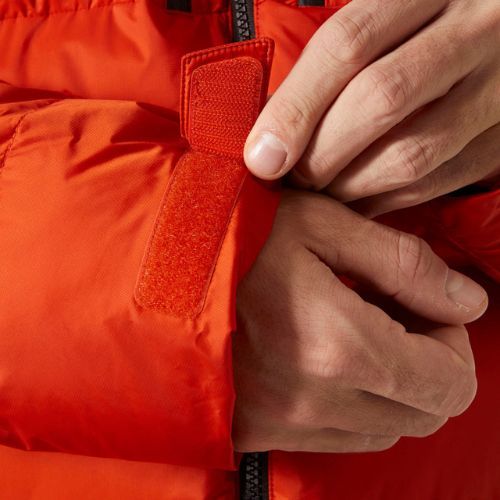 Férfi Helly Hansen Park Puff Parka pehelypaplan dzseki patrol narancssárga