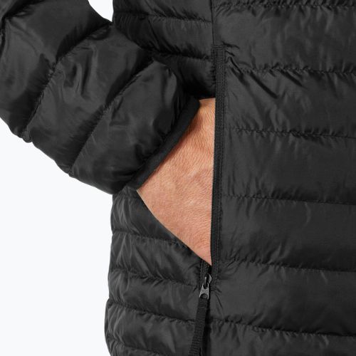 Férfi Helly Hansen Banff Hooded Insulator pehelypaplan kabát fekete