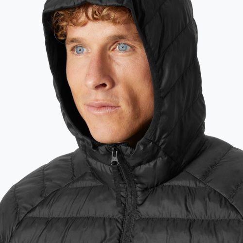 Férfi Helly Hansen Banff Hooded Insulator pehelypaplan kabát fekete