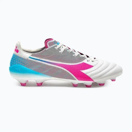 Férfi Diadora Brasil Elite Veloce GR ITA LPX futballcipő fehér/rózsaszín fluo/kék fluo