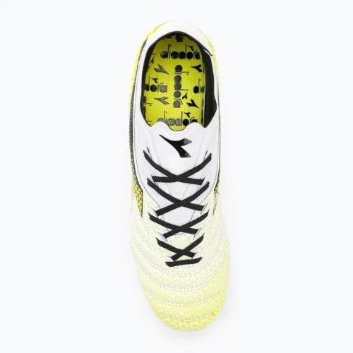 Férfi Diadora Brasil Elite Tech Tech GR LPX labdarúgó cipő fehér/fekete/fluo sárga