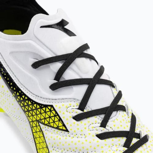 Férfi Diadora Brasil Elite Tech Tech GR LPX labdarúgó cipő fehér/fekete/fluo sárga