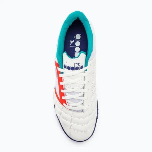 Férfi futballcipő Diadora Brasil Sala Cup TF fehér/tengerészkék