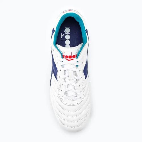 Férfi futballcipő Diadora Brasil GR LT+ MDPU fehér/tengerészkék
