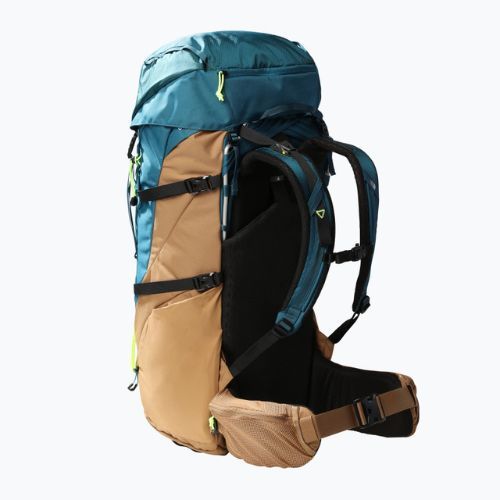 The North Face Terra 65 l kék korall/barna/árnyékszínű túrahátizsák