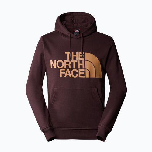 Férfi The North Face Standard Hoodie szénbarna/mandulavajas melegítőfelső
