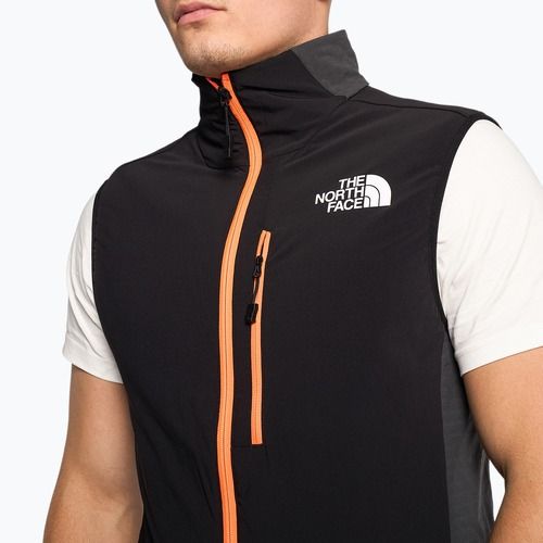 Női mellény The North Face Dawn Turn Hybrid Ventrix aszfalt szürke/fekete/sokkoló narancssárga színű mellény