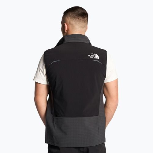 Női mellény The North Face Dawn Turn Hybrid Ventrix aszfalt szürke/fekete/sokkoló narancssárga színű mellény
