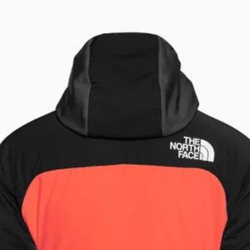 Női pehelypaplan The North Face Dawn Turn Hybrid Ventrix Hoodie sugárzó narancssárga/fekete/aszfalt szürke