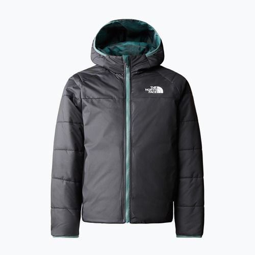 The North Face Reversible Perrito sötét zsálya eső terepszínű nyomtatás/fekete gyermek téli kabát