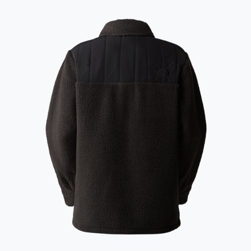 Női pulóver The North Face Cragmont Fleece Shacket fekete