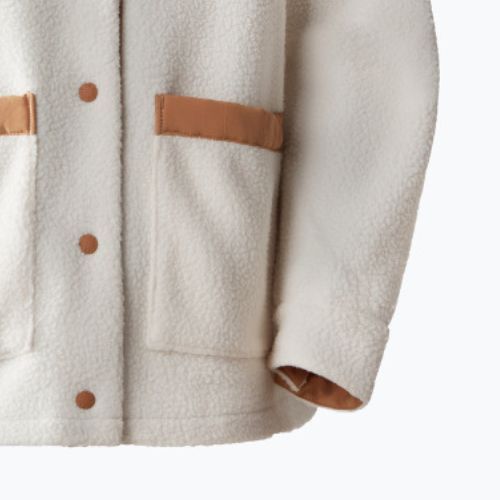 Női pulóver The North Face Cragmont Fleece Shacket gardenia white/almond butter